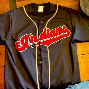 Stitched Indians jersey